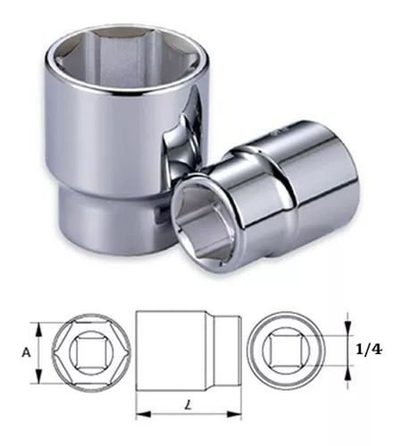 Imagen de DADO HEXAGONAL ENCASTRE 1/4" 13MM CROSSMAN
