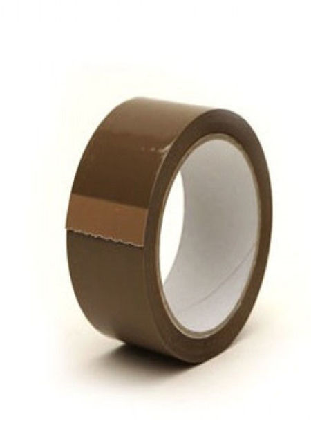 Imagen de CINTA ENGOMADA PP MARRON 48X50