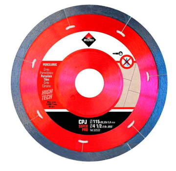 Imagen de DISCO DIAMANTADO SUPER PRO RUBI