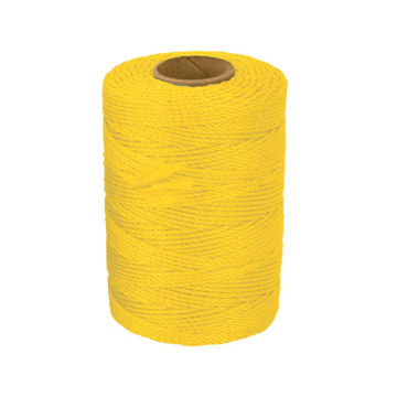 Imagen de HILO POLIPROPILENO ALBAÑIL 165MT AMARILLO TRUPER
