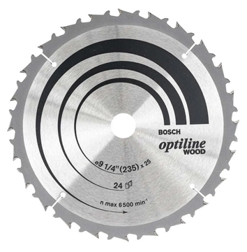 Imagen de DISCO DE SIERRA CIRCULAR OPTILINE WOOD 24D BOSCH