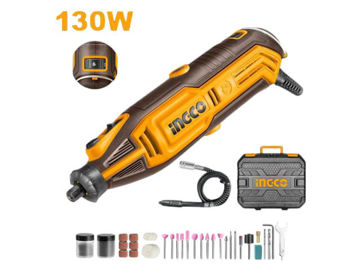 Imagen de MINI TORNO 130W CON 109 ACCESORIOS INGCO