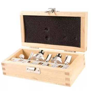 Imagen de KIT DE FRESAS PARA ROUTTER 1/4" 6PZ