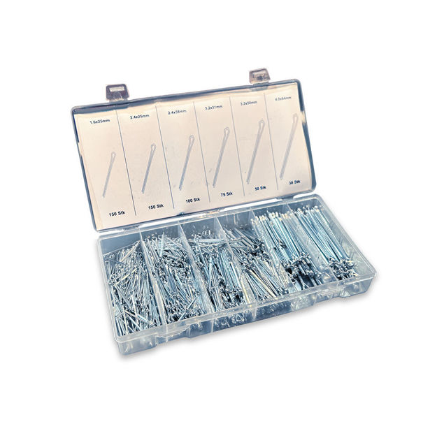 Imagen de KIT CHAVETAS PASANTES 555 PIEZAS AMA