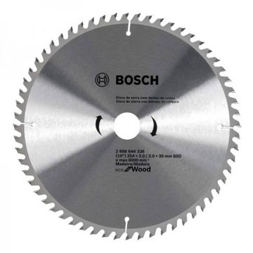 Imagen de HOJA DE SIERRA PARA INGLETADORA ECO 10" 60D. BOSCH