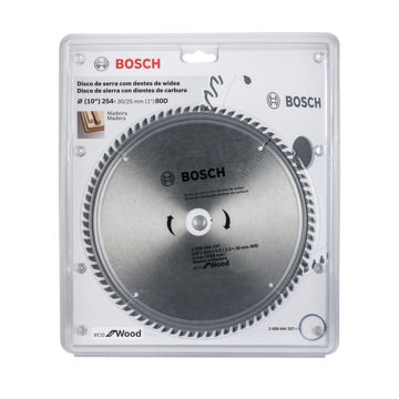 Imagen de DISCO SIERRA CIRCULAR ECO MADERA 10" 80D. BOSCH