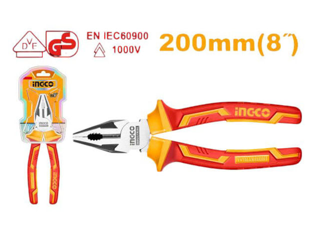 Imagen de PINZA UNIVERSAL AISLADA 1000V 8" INGCO