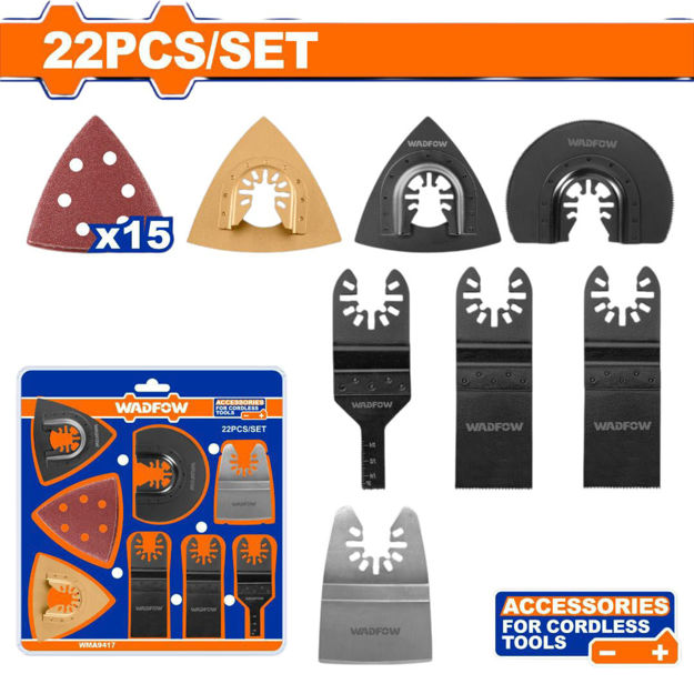 Imagen de SET 22 ACCESORIOS PARA MULTIFUNCION WADFOW