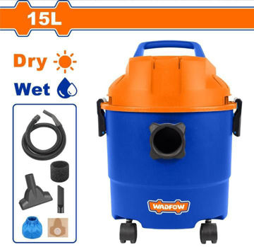 Imagen de ASPIRADORA TACHO PLASTICO 15L. 1200W WADFOW