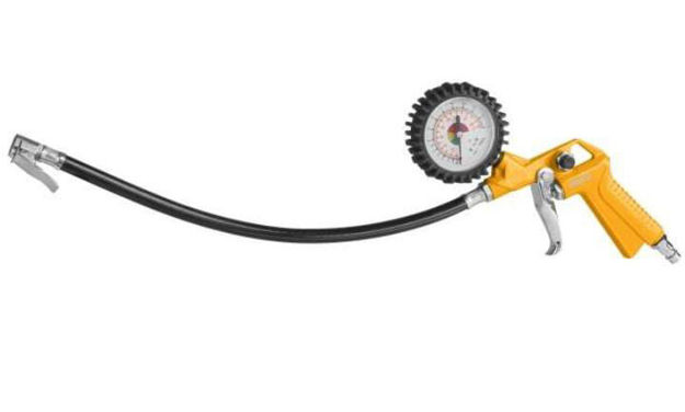 Imagen de PISTOLA INFLAR CON MANOMETRO 12 BAR INGCO
