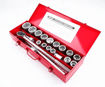 Imagen de JUEGO DADOS 21 PIEZAS ENCASTRE 3/4" 19-50MM CHANGLU