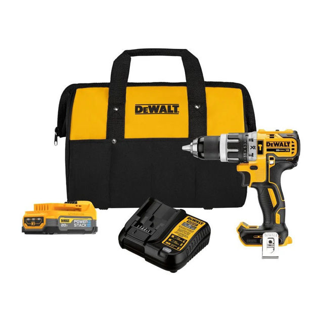 Imagen de TALADRO ATORNILLADOR CON PERCUTOR 20V 1 BATERÍA DEWALT