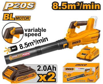 Imagen de SOPLADOR A BATERIA 20V 8.5 MT3/MIN INGCO