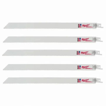 Imagen de KIT 5 HOJAS SIERRA SABLE CORTE UNIVERSAL 4800-5194 MILWAUKEE