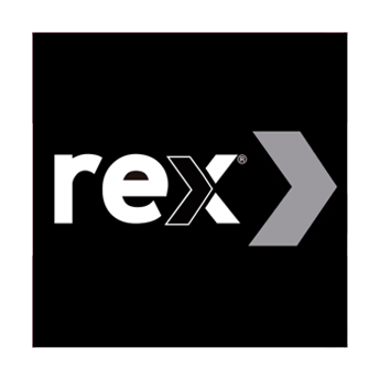 Logo de la marca REX