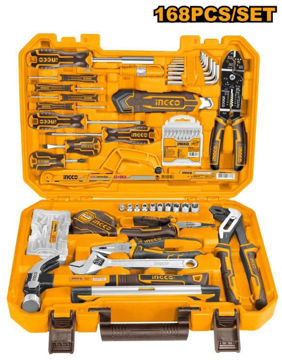 Imagen de SET 168 PIEZAS HERRAMIENTAS MANUALES INGCO