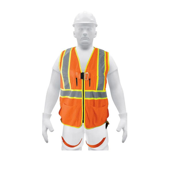 Imagen de CHALECO PARA ARNES ALTA VISIBILIDAD NARANJA TRUPER