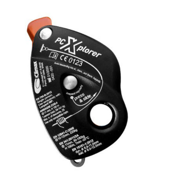 Imagen de DISPOSITIVO DESCENSO PC XPLORER PARA CUERDA 9-11MM CLIMAX