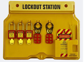 Imagen de ESTACIÓN DE BLOQUEO CAP.5 A 10 CANDADOS BOZZYS