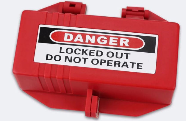 Imagen de BLOQUEO PARA TOMA CORRIENTE INDUSTRIAL BOZZYS