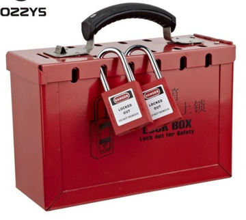 Imagen de CAJA DE BLOQUEO GRUPAL ROJA BOZZYS