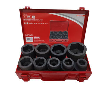 Imagen de JUEGO DADOS IMPACTO 9 PIEZAS ENCASTRE 3/4" 19 - 46MM LTI