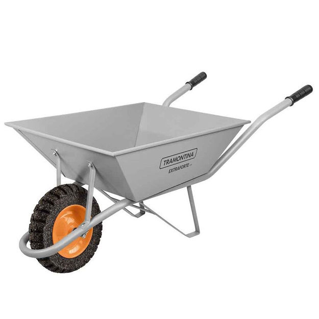 Imagen de CARRETILLA CALIBRADA RUEDA MACIZA 65 LITROS TRAMONTINA