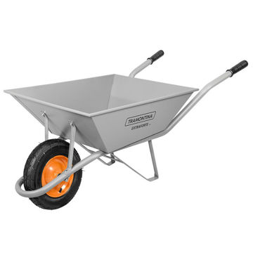Imagen de CARRETILLA CALIBRADA RUEDA GOMA INFLABLE 65 LITROS TRAMONTINA