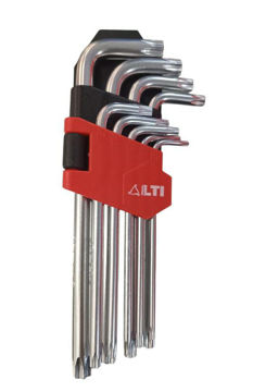 Imagen de JUEGO LLAVES TORX LARGAS 9 PIEZAS LTI