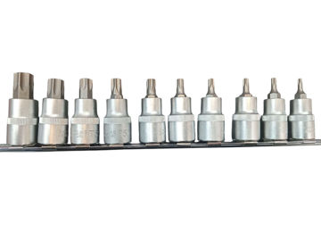 Imagen de JUEGO DADOS TORX MACHOS 10 PIEZAS LTI