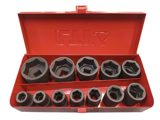 Imagen de JUEGO DADOS IMPACTO 12 PIEZAS ENCASTRE 1/2" LTI