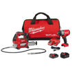 Imagen de COMBO FERIA ENGRASADOR + ATORNILLADOR + LLAVE DE IMPACTO MILWAUKEE