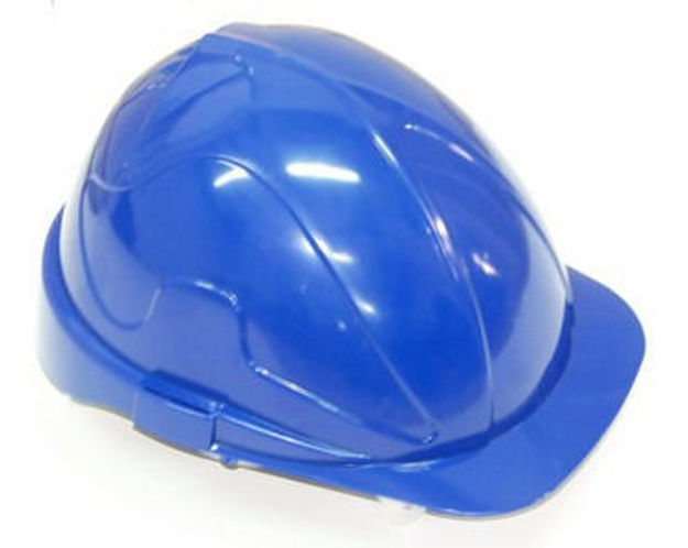 Imagen de CASCO DE SEGURIDAD AZUL ARNES REGULABLE CLIMAX