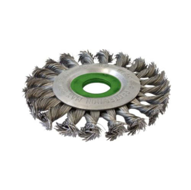 Imagen de CEPILLO CIRCULAR TRENZADO INOX 115MM INECO