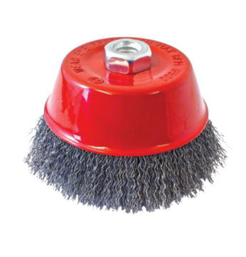 Imagen de CEPILLO COPA ONDULADO ACERO 100MM M14 INECO