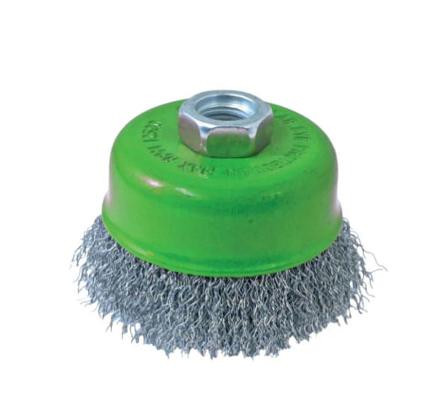 Imagen de CEPILLO COPA ONDULADO INOX 100MM INECO