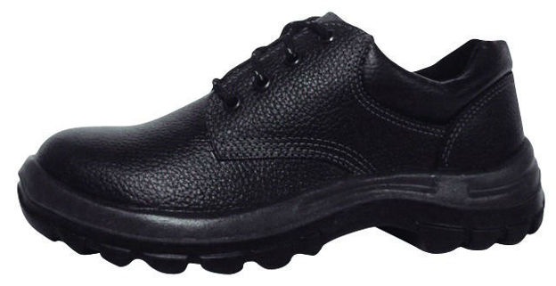 Imagen de ZAPATO CUERO NEGRO CON PUNTERA ACERO TALLE 43 WORKSAFE