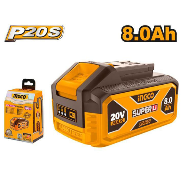 Imagen de BATERIA 20V 8.0AH INGCO