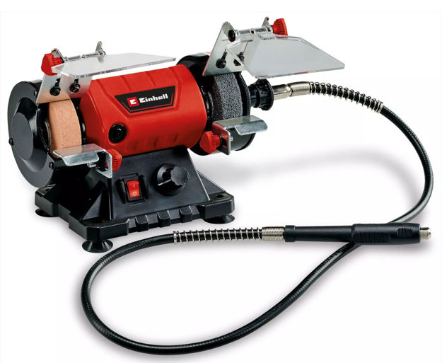 Imagen de AMOLADORA DE BANCO CON FLEXIBLE 120W TC-XG 75 KIT EINHELL