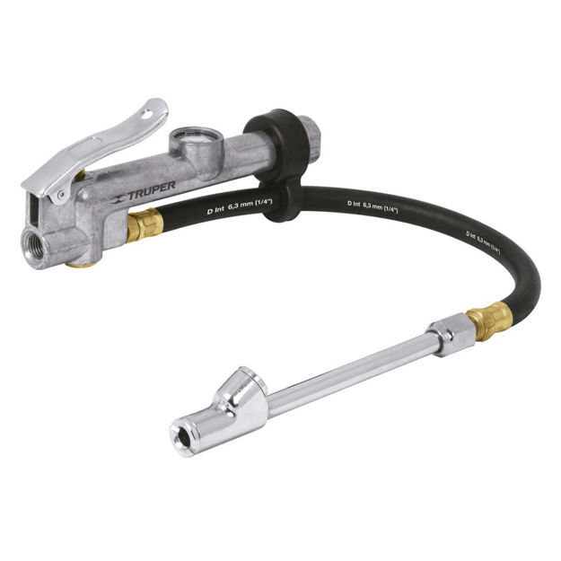 Imagen de INFLADOR CALIBRADOR 120 PSI CON MEDIDOR TRUPER