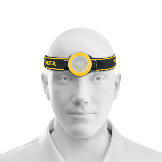 Imagen de LINTERNA CABEZA RECARGABLE 170 METROS 70LUM PRETUL