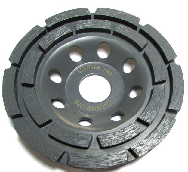 Imagen de COPA DIAMANTADA DOBLE 7" BUJE 7/8" SLENDER