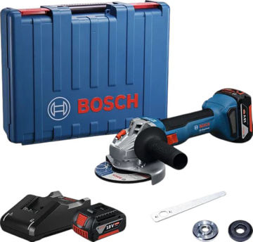 Imagen de AMOLADORA 4.5" A BATERÍA 18 V GWS 18 V-8 BOSCH