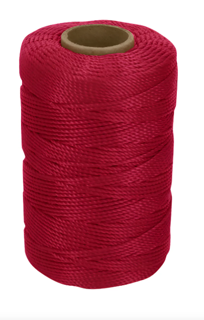 Imagen de HILO POLIPROPILENO ALBAÑIL ROJO 165MT TRUPER