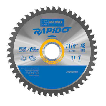 Imagen de CIRCULAR PARA ALUMINIO Y MULTIMATERIAL 7.1/4" 48 DIENTES KRINO