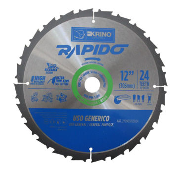 Imagen de CIRCULAR PARA MADERA 12" 40 DIENTES (305X30MM) KRINO