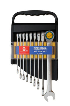 Imagen de JUEGO LLAVES COMBINADAS CON CRIQUE 8 - 19MM CROSSMAN