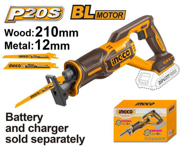 Imagen de SIERRA SABLE BATERÍA 20V (CARCAZA) INGCO