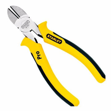 Imagen de PINZA CORTE DIAGONAL PROFESIONAL CON AISLANTE 6" STANLEY