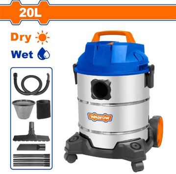Imagen de ASPIRADORA TANQUE INOX 20LT 1200W WADFOW